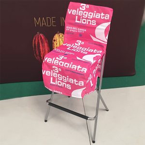 sgabello richiudibile personalizzato