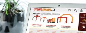 il nuovo e-commerce per espositori pubblicitari Studio Stands