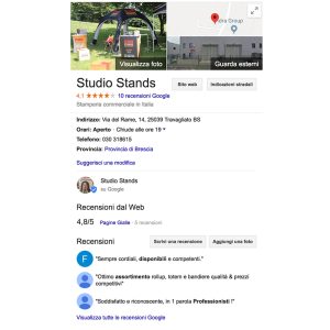 recensioni online su google