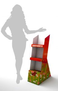 espositore cartonato da pavimento