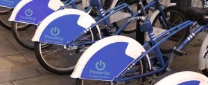 pubblicità dinamica su biciclette