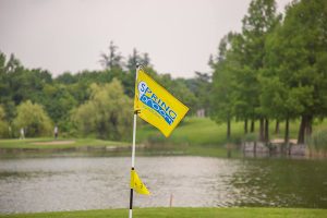 Espositori per eventi: bandierine da golf